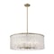 Z-Lite Glacier Chandelier, 10-Light, 26.75 In.W x 11 In.H, Modern Gold/Clear 1943P26-MGLD - alternate 2